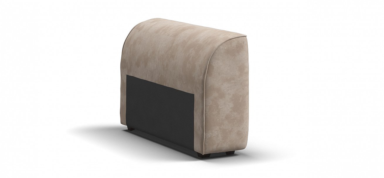 Кинг Модуль подлокотник 2 шт. велюр Алькантара пепел