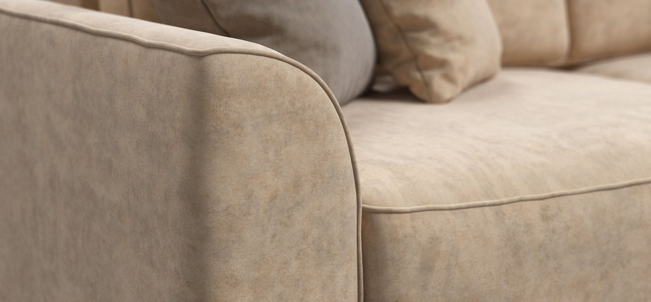 Диван Кинг Модуль велюр Роял шампань