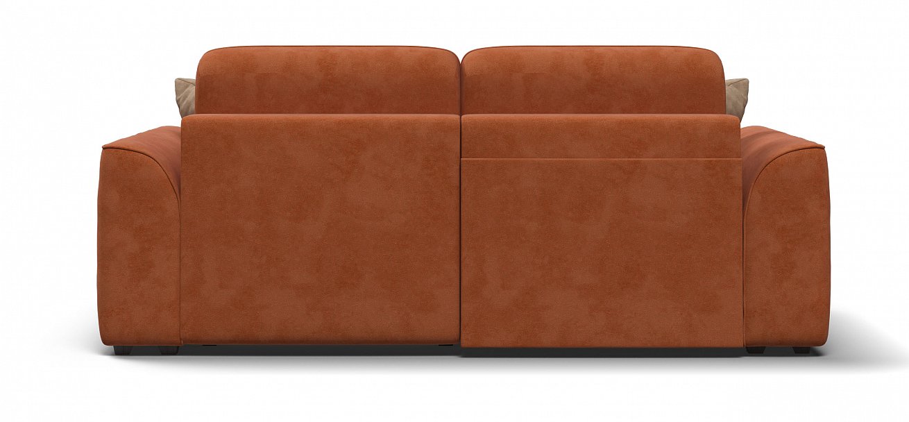 Угловой диван Кинг Модуль велюр Алькантара оранж