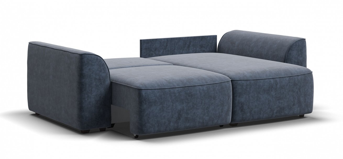 Угловой диван Кинг Модуль велюр Роял синий