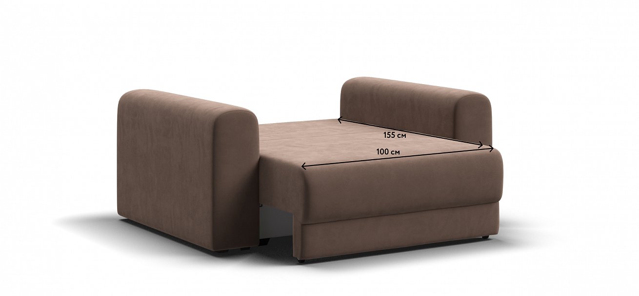 Кресло Ричмонд Модуль велюр Монолит мокко