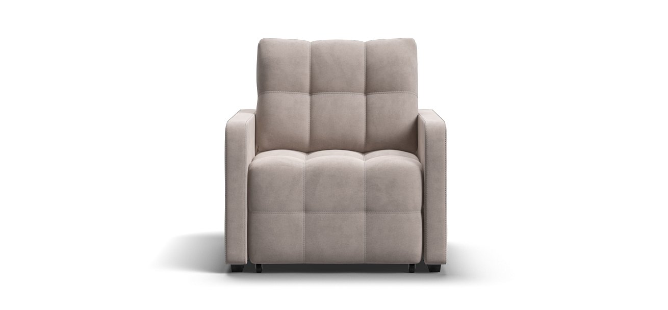 Кресло-кровать Денди Слим велюр Монолит латте