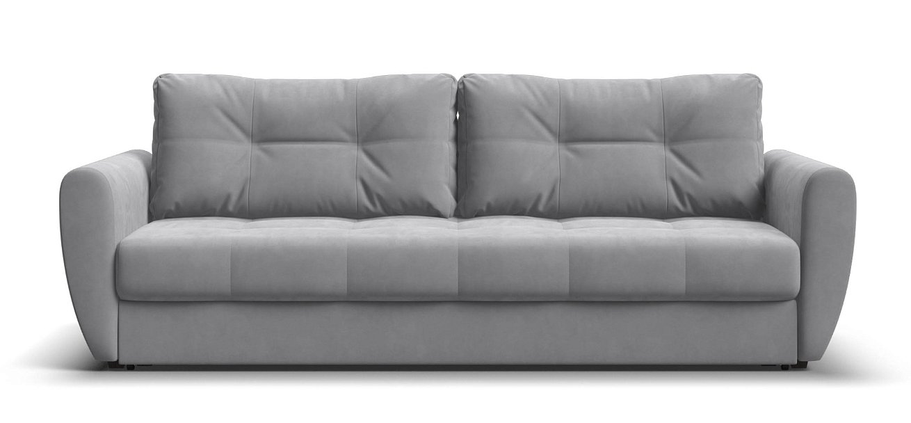 Диван Престон велюр Монолит сталь