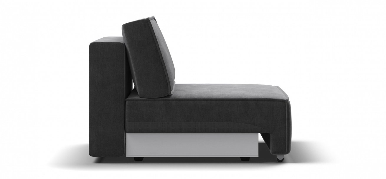 Босс Софт Модуль спальное место велюр Монолит серый