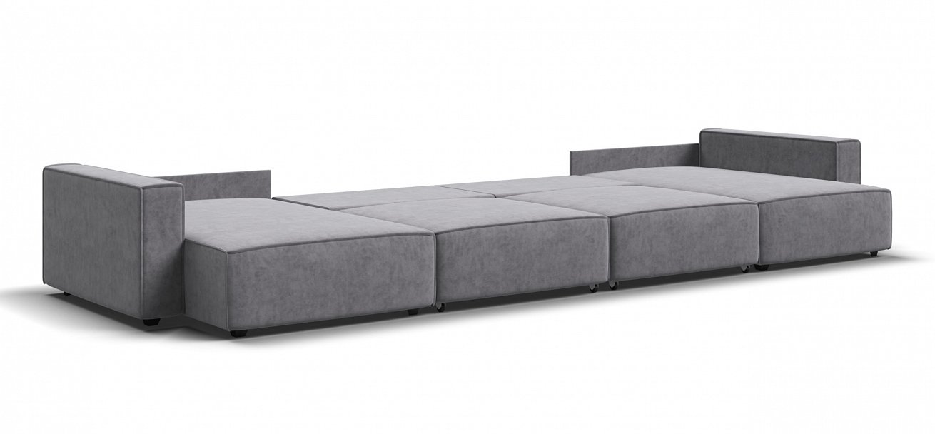 П-образный диван Босс Софт Модуль велюр Роял агат