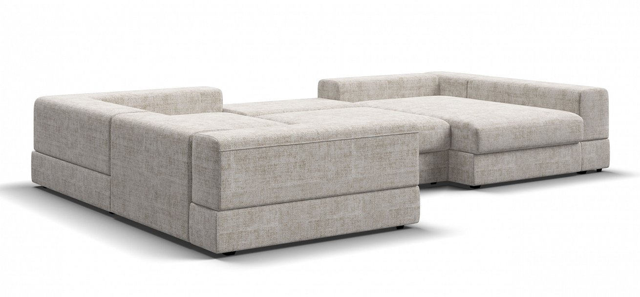 П-образный диван-кровать Босс Модуль Шенилл Смарт кварц