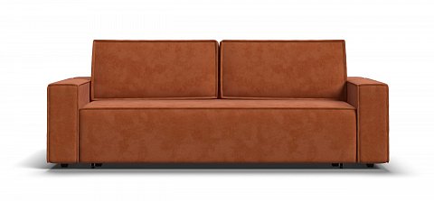 Диван Норд велюр Алькантара оранж 1