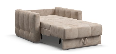 Босс Слип кресло-кровать велюр Алькантара пепел 3