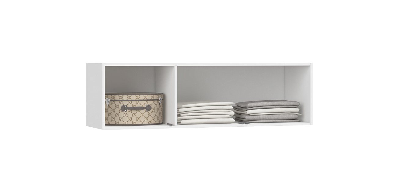 Антресоль 135 3Д Белый