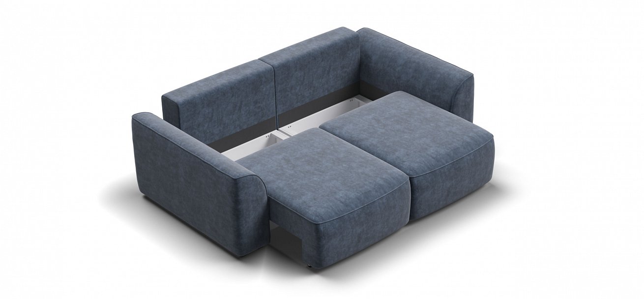 Диван Кинг Модуль велюр Роял синий