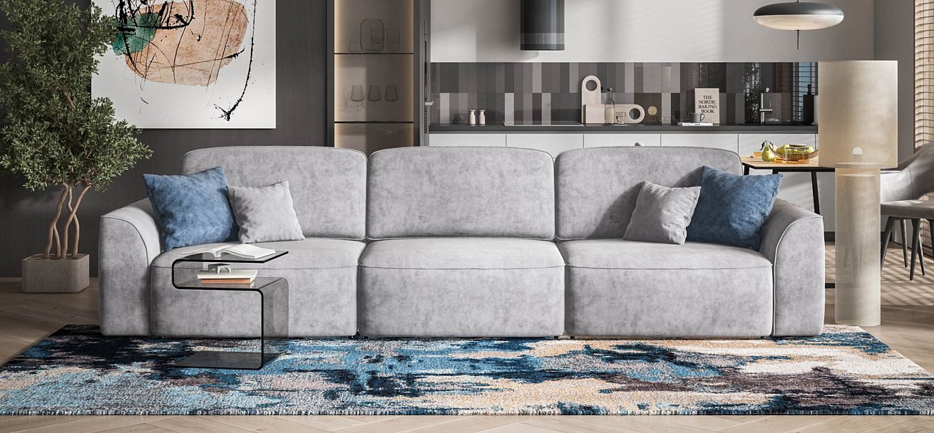 Диван Кинг Макс велюр Роял агат