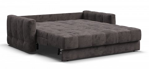 Диван Босс Слип 160 велюр Алькантара серый 3