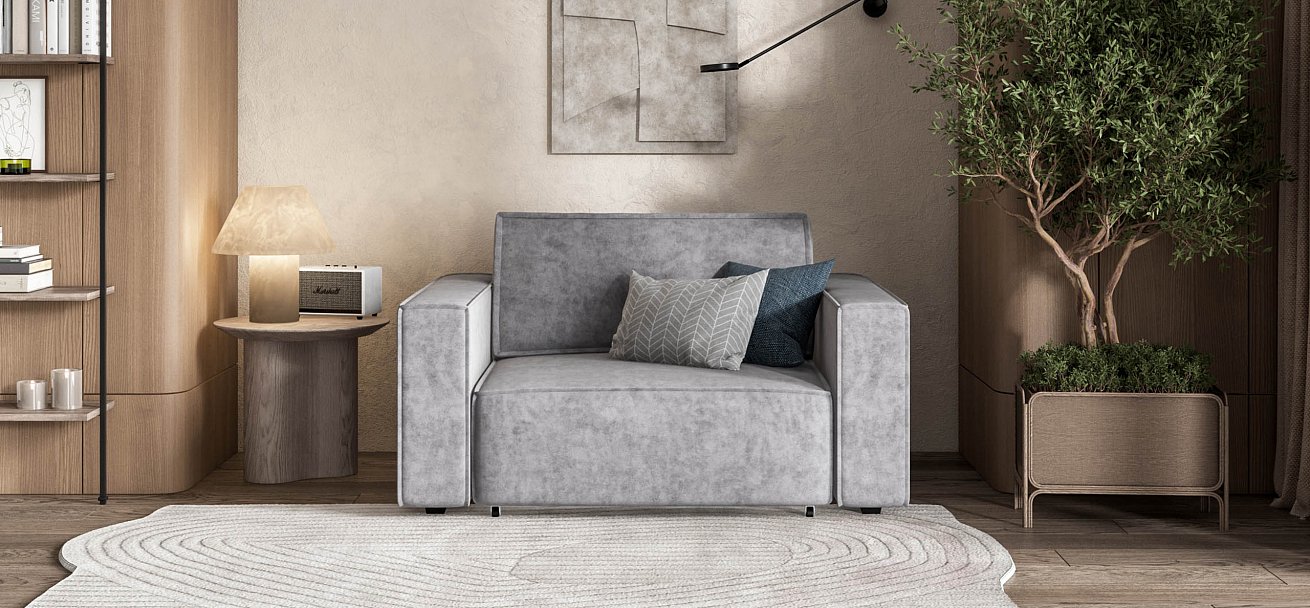 Кресло Босс Софт Модуль велюр Роял агат