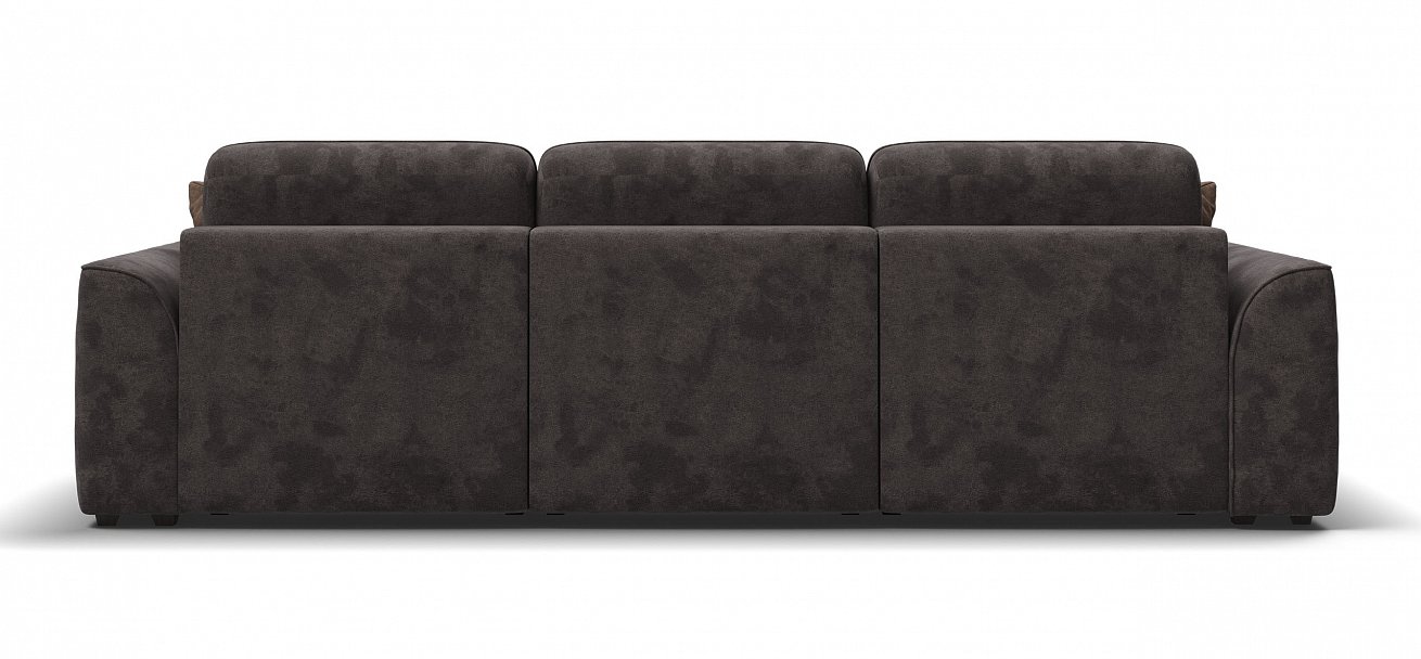 Диван Кинг Модуль Макс велюр Алькантара серый