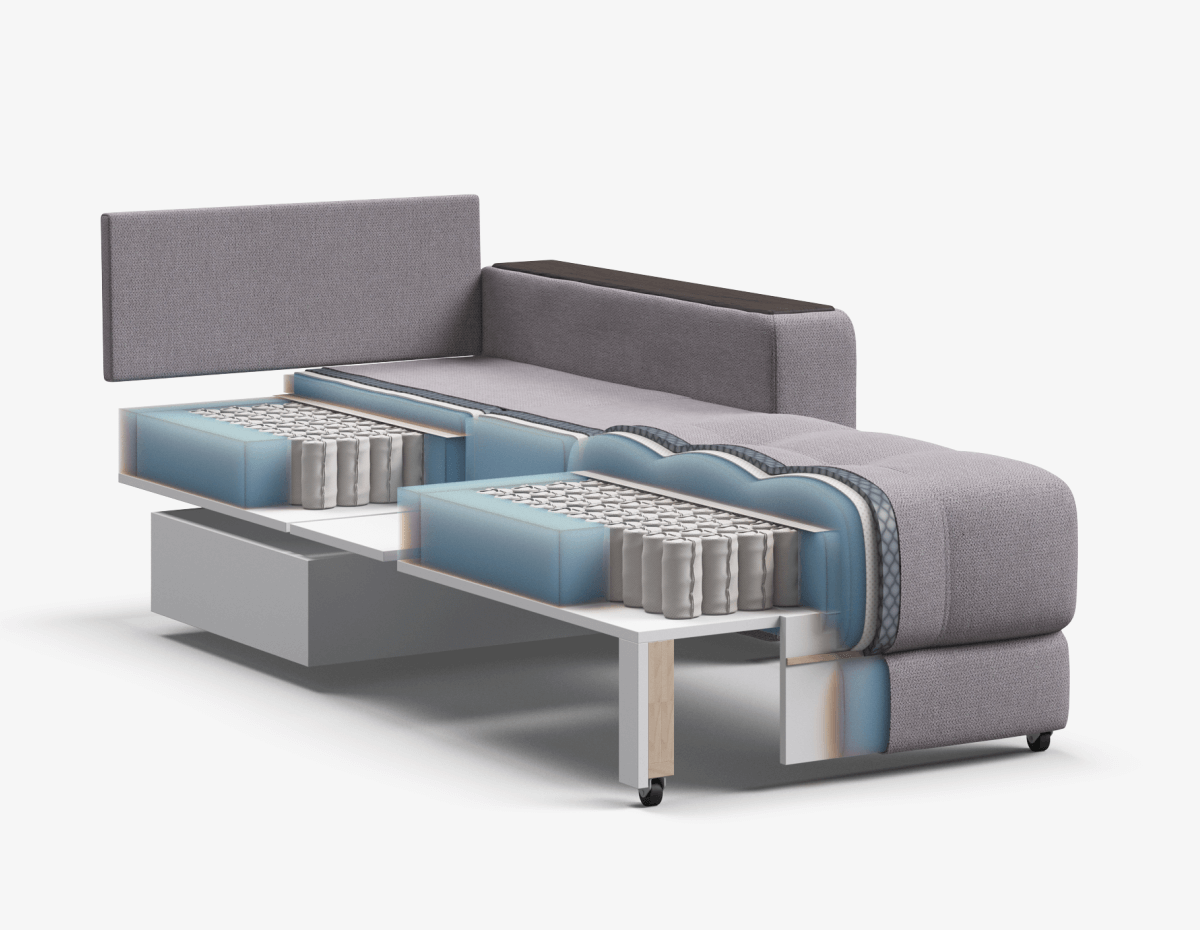 Супермягкая  высокоэластичная пена FLEX  гарантия комфортного спального места.