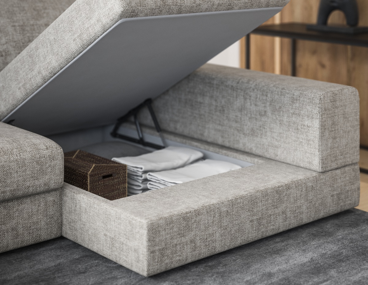 Бельевые короба из биоразлагаемого текстиля BOSS Safe обеспечивает дополнительное место для хранения.