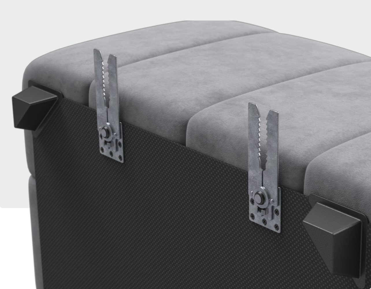 Быстрая сборка - соединение модулей на фиксаторы(крокодилы)