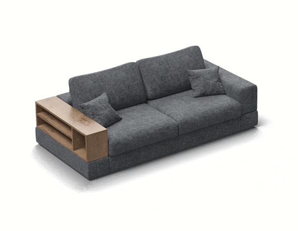 Boss skip – механизм трансформации, легко превращает модульную систему в комфортную просторную кровать. Тип механизма «пантограф» позволяет сохранить мягкую утопающую посадку, в отличие от более дешевых аналогов.