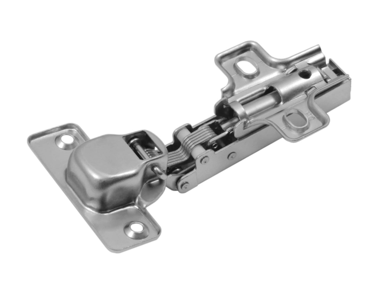 Петли с доводчиками обеспечивают бесшумное и плавное закрывание.