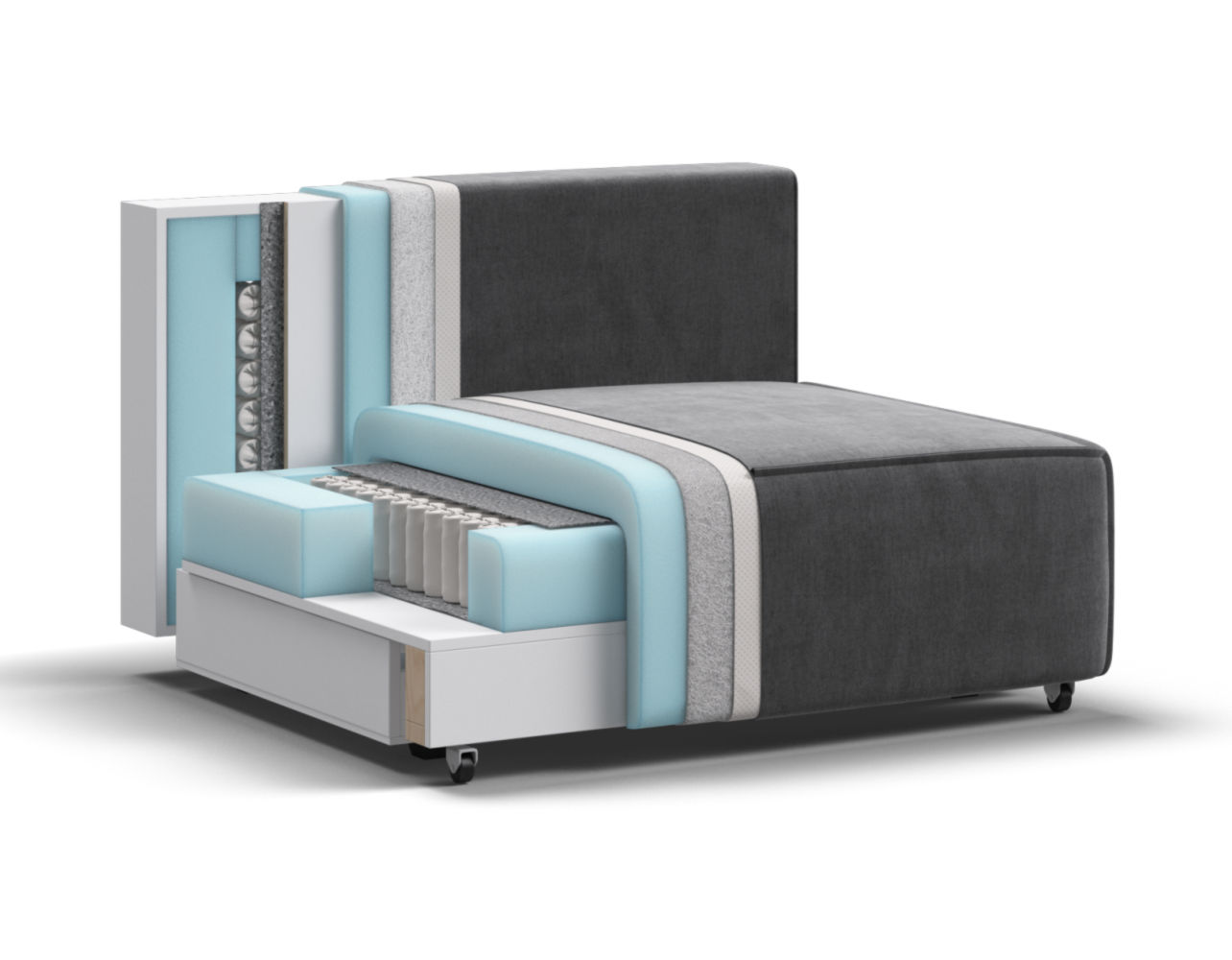 Анатомический матрас на независимом пружинном блоке - гарантия комфортного сна