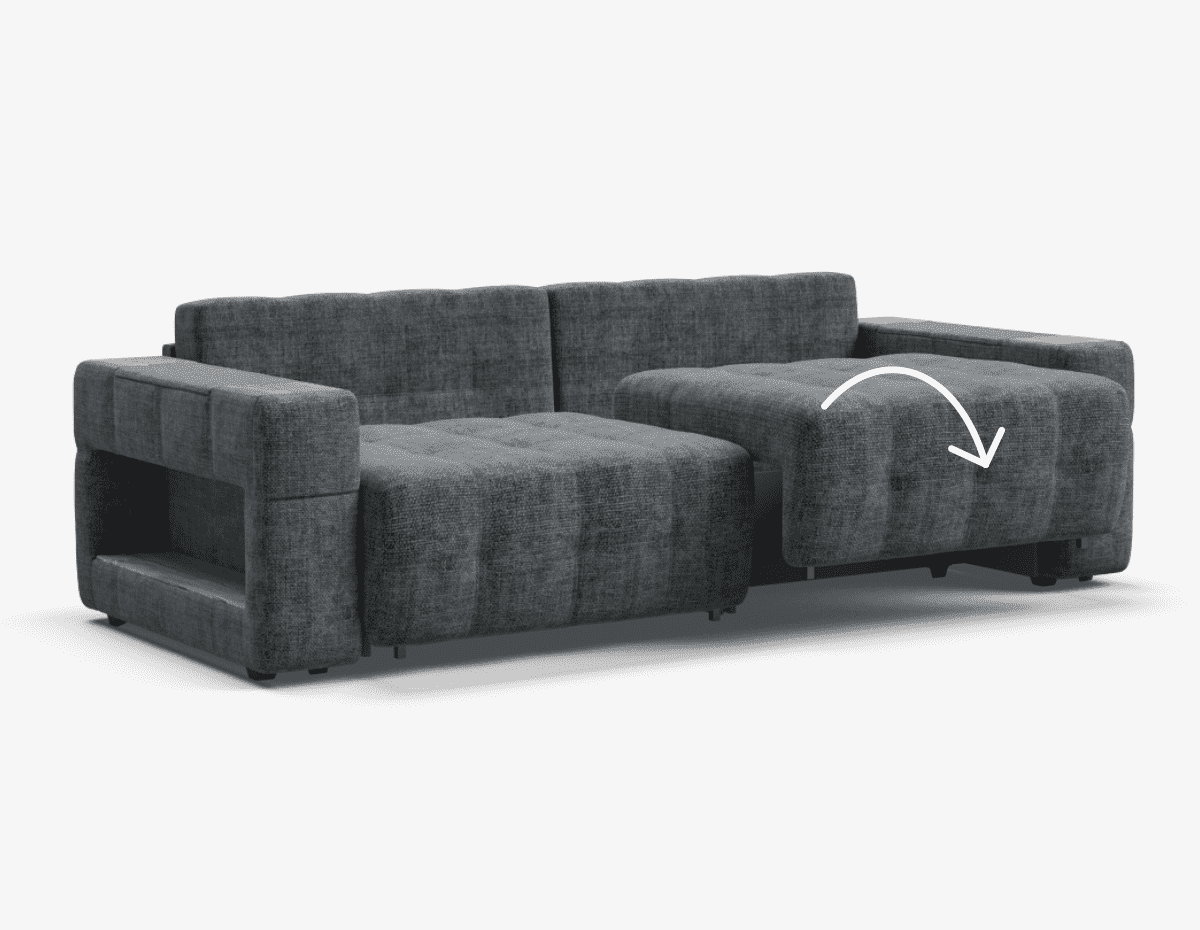 Металлический каркас-механизм танк прослужит более 50 лет.